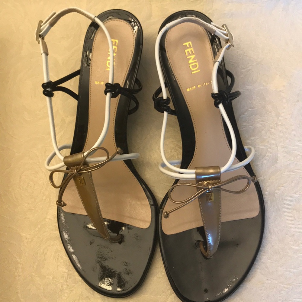Fendi sandals/ size 38